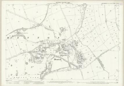 Lincolnshire CXXII.6 (includes: Denton; Harlaxton) - 25 Inch Map