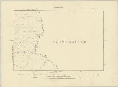 Cardiganshire XVII.SW - OS Six-Inch Map