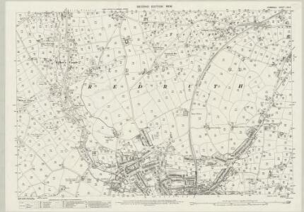 Cornwall LXIII.3 (includes: Camborne Redruth) - 25 Inch Map