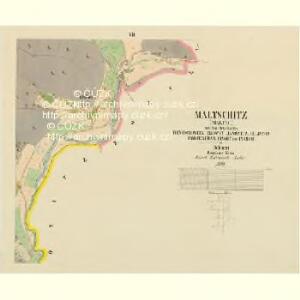 Maltschitz - c4384-1-005 - Kaiserpflichtexemplar der Landkarten des stabilen Katasters