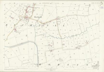 Lincolnshire LXXII.15 (includes: Bucknall; Horsington) - 25 Inch Map