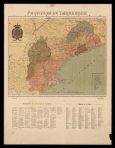 Provincia de Tarragona / per Benet Chías ; S. Poch gbo. ; Lit. Martin y Bañó