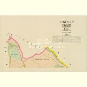 Hegeholz - c1757-4-001 - Kaiserpflichtexemplar der Landkarten des stabilen Katasters