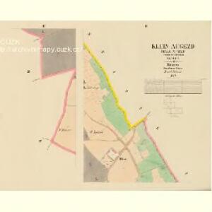 Klein Augezd (Maly Augezd) - c4461-1-003 - Kaiserpflichtexemplar der Landkarten des stabilen Katasters