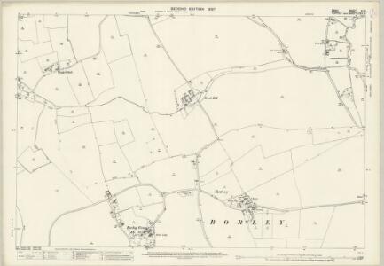 Suffolk LXXII.10 (includes: Belchamp Walter; Borley; Foxearth; Liston; Long Melford) - 25 Inch Map