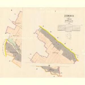 Zamach - c9134-2-001 - Kaiserpflichtexemplar der Landkarten des stabilen Katasters
