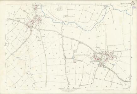 Warwickshire XXXIV.8 (includes: Birdingbury; Burton and Draycotte; Leamington Hastings; Marton) - 25 Inch Map