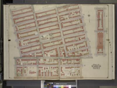 Brooklyn, vol. 2, Double Page Plate No. 13; Part of   Ward 23, Section 6; [Map bounded by Putnan Ave., Throop Ave., Jefferson Ave.,    Lewis Ave., Chauncey St.; Including  Fulton St., Troy Ave., Atlantic Ave.,       Brooklyn Ave., Tompkins Ave.]; Sub