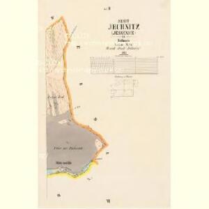 Jechnitz (Jessenice) - c2850-1-005 - Kaiserpflichtexemplar der Landkarten des stabilen Katasters