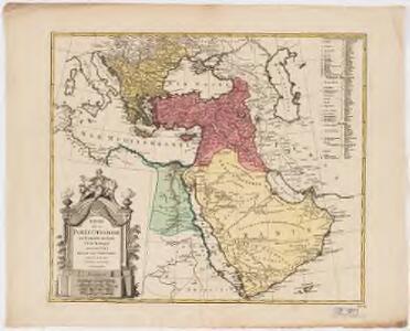 Empire de la Porte ottomane en Europe, en Asie et en Afrique avec les pays qui lui sont tributaires