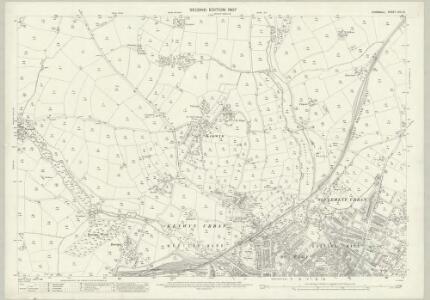 Cornwall LVII.12 (includes: Kenwyn; St Clement; Truro) - 25 Inch Map