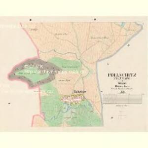 Pollschitz (Polžnjce) - c6003-1-002 - Kaiserpflichtexemplar der Landkarten des stabilen Katasters