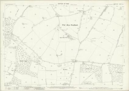 Hampshire and Isle of Wight LI.8 (includes: Bramdean; East Meon; Froxfield; West Meon) - 25 Inch Map