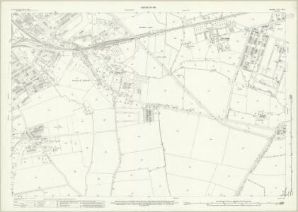 Middlesex XXIV.3 (includes: Ashford; Laleham; Staines) - 25 Inch Map