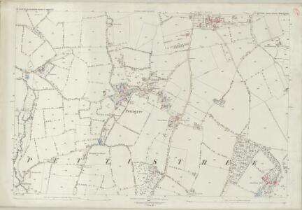 Suffolk LXVIII.1 (includes: Pettistree; Wickham Market) - 25 Inch Map