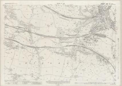 Derbyshire VIII.2 (Inset VIII.1) (includes: Disley; Lyme Handley; Marple; New Mills; Whaley Bridge) - 25 Inch Map