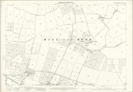 Worcestershire XLII.5 (includes: Fladbury; Hill and Moor; Throckmorton; Wyre Piddle) - 25 Inch Map