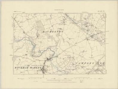 Suffolk LVIII.NE - OS Six-Inch Map