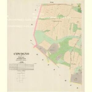Chwogno - c8957-1-006 - Kaiserpflichtexemplar der Landkarten des stabilen Katasters