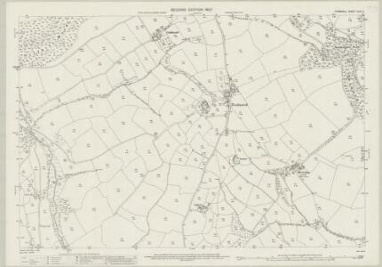 Cornwall XLIV.9 (includes: Duloe; Morval; Pelynt) - 25 Inch Map