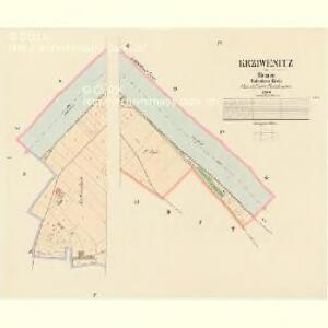 Krziwenitz - c3656-1-001 - Kaiserpflichtexemplar der Landkarten des stabilen Katasters