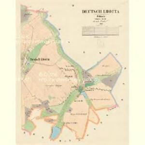 Deutsch Lhotta - c5175-2-002 - Kaiserpflichtexemplar der Landkarten des stabilen Katasters