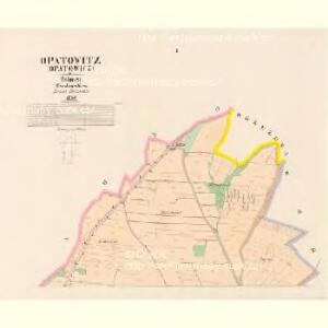 Opatowitz (Opatowice) - c5489-1-001 - Kaiserpflichtexemplar der Landkarten des stabilen Katasters
