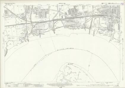 Essex (New Series 1913-) n XCV.6 (includes: Northfleet; Swanscombe; Thurrock) - 25 Inch Map