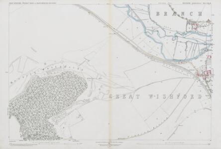 Wiltshire LIX.16 (includes: Barford St Martin; Great Wishford; South Newton; Steeple Langford) - 25 Inch Map