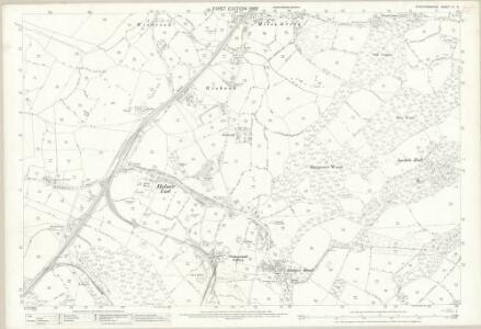 Staffordshire XI.10 (includes: Audley Rural; Newcastle Under Lyme) - 25 Inch Map