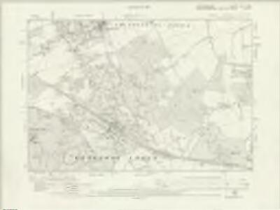 Hertfordshire XLVII.NW - OS Six-Inch Map