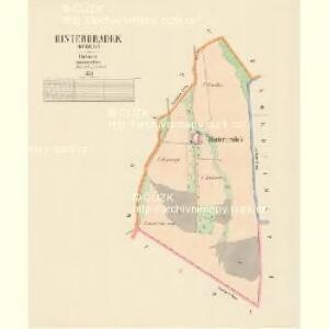 Hinterhradek (Dworec) - c9022-1-001 - Kaiserpflichtexemplar der Landkarten des stabilen Katasters