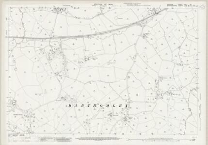 Cheshire LVII.10 (includes: Barthomley; Crewe; Haslington) - 25 Inch Map