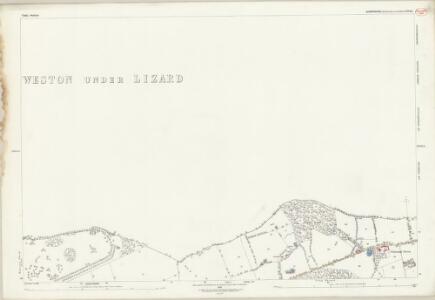 Shropshire XXXVII.16 (includes: Blymhill; Tong; Weston Under Lizard) - 25 Inch Map
