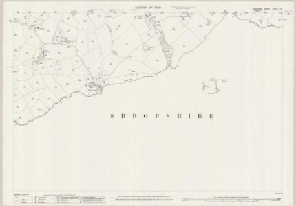 Cheshire LXVI.11 & LXVI.12 (includes: Buerton; Mucklestone; Norton in Hales; Woore) - 25 Inch Map