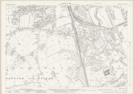 Cheshire XXII.4 (includes: Bebington and Bromborough; Poulton cum Spital; Thornton Hough) - 25 Inch Map