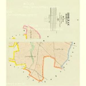 Horzan (Horzany) - c2203-1-001 - Kaiserpflichtexemplar der Landkarten des stabilen Katasters