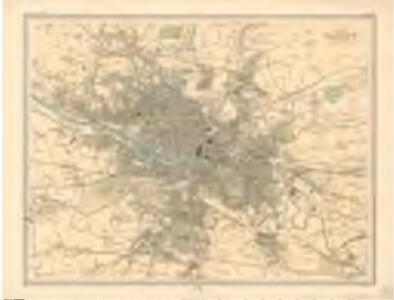 Plan of Glasgow - Bartholomew's 'Survey Atlas of Scotland'