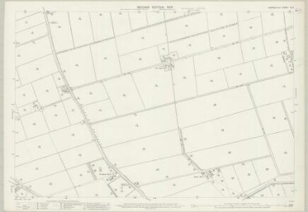 Suffolk XI.11 (includes: Lakenheath; Mildenhall) - 25 Inch Map