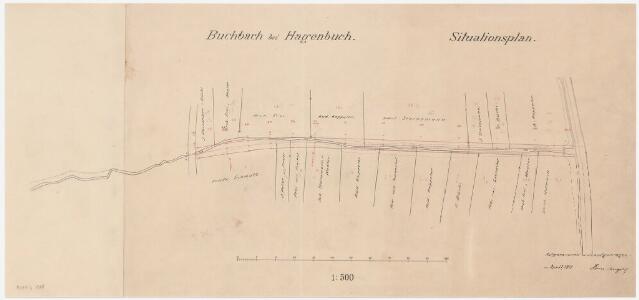 Hagenbuch: Buchbach; Situationsplan