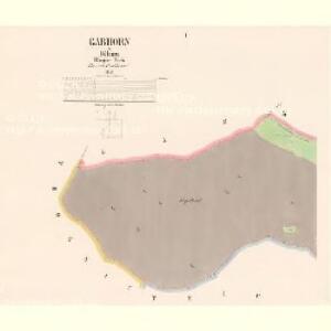 Gabhorn - c2789-1-001 - Kaiserpflichtexemplar der Landkarten des stabilen Katasters