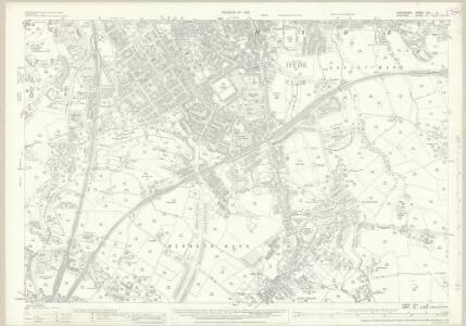 Lancashire CXII.3 (includes: Bredbury And Romiley; Denton; Hyde) - 25 Inch Map