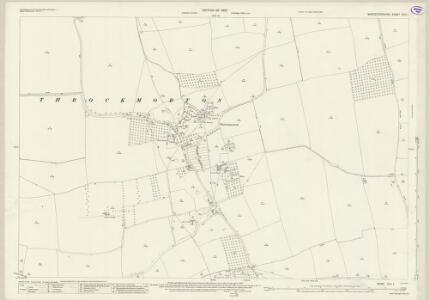 Worcestershire XLII.1 (includes: Bishampton; Hill and Moor; Throckmorton) - 25 Inch Map