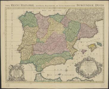 L'Espagne divisée en tous ses royaumes, principautés, &c à l'usage de monseigneur le duc de Bourgogne