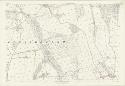 Devon LXIV.11 (includes: Inwardleigh; Jacobstowe) - 25 Inch Map