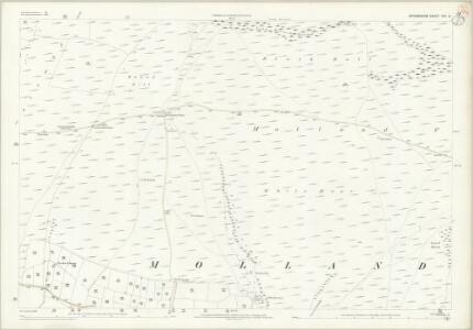 Devon XVI.9 (includes: Molland) - 25 Inch Map