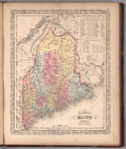 A new map of Maine. Published by Charles Desilver.7