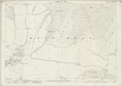 Sussex XLIX.1 (includes: East Dean) - 25 Inch Map