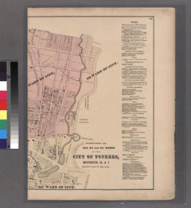 Plates 28 & 29: Portions of 2nd, 3rd and 4th Wards of the City of Yonkers, Westchester Co. N.Y.