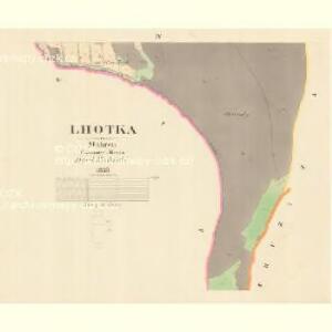 Lhotka - m1530-1-004 - Kaiserpflichtexemplar der Landkarten des stabilen Katasters